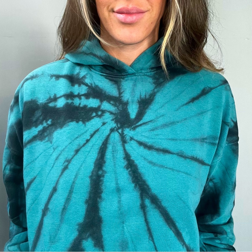 No Boundaries Soft Lightweight Tie Dye Pullover Hoodie Sweatshirt
